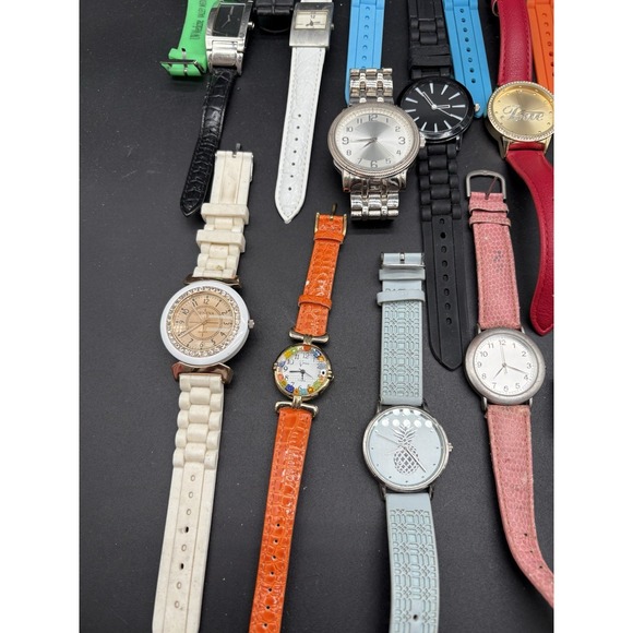 37 Vintage Watch Lot - Kate Spade, Geneva, Nelsonic - 3lb 8oz‎ Parts/Repair main image 6